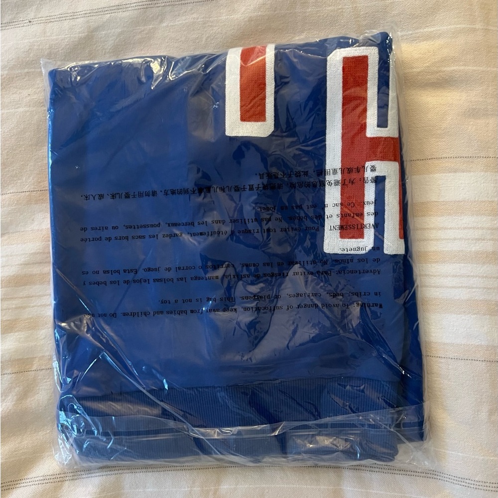 Kith the New York Rangers Skewed Nelson Crewneck Royal Blue Sweatshirt Size XL - Picture 8 of 8